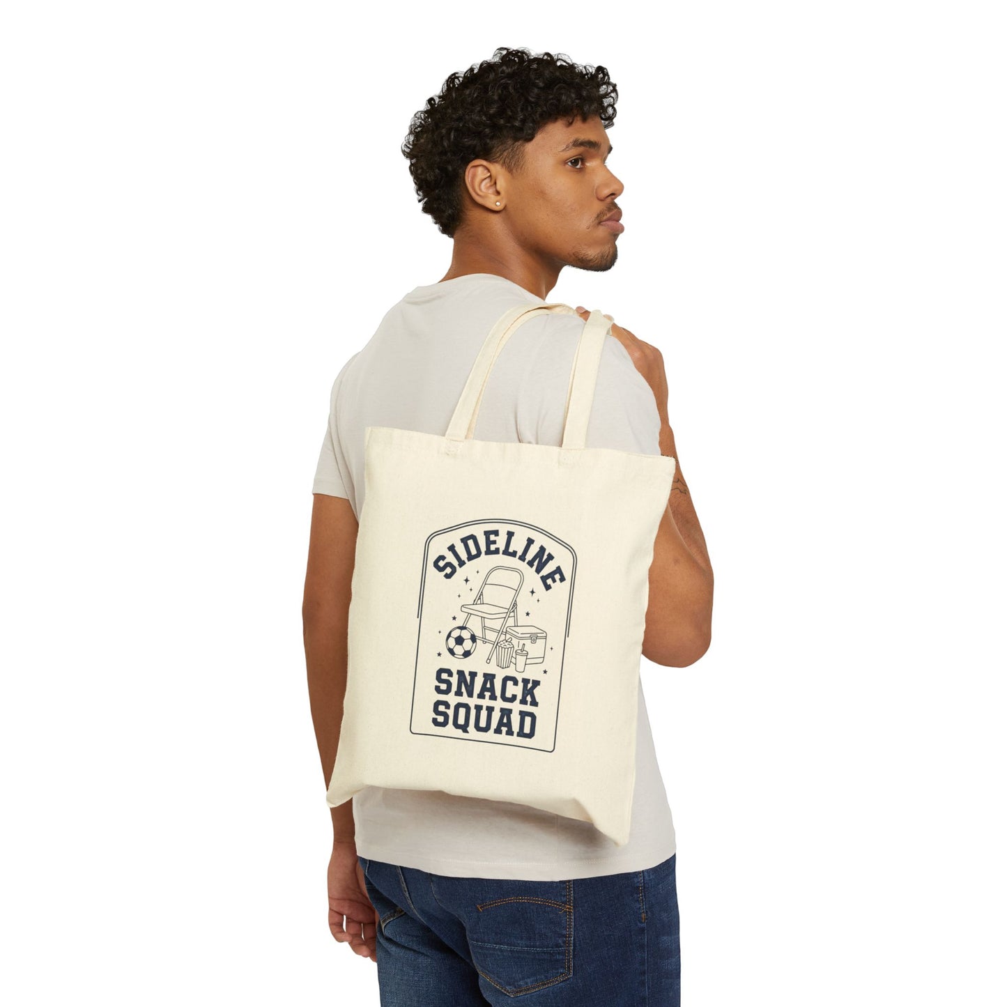Sideline Snack Squad Tote | Soccer Club, Retro Sports Lettering