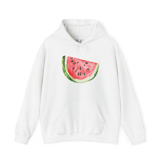 Watercolor Watermelon Hoodie – Cute Summer Fruit Graphic Sweatshirt