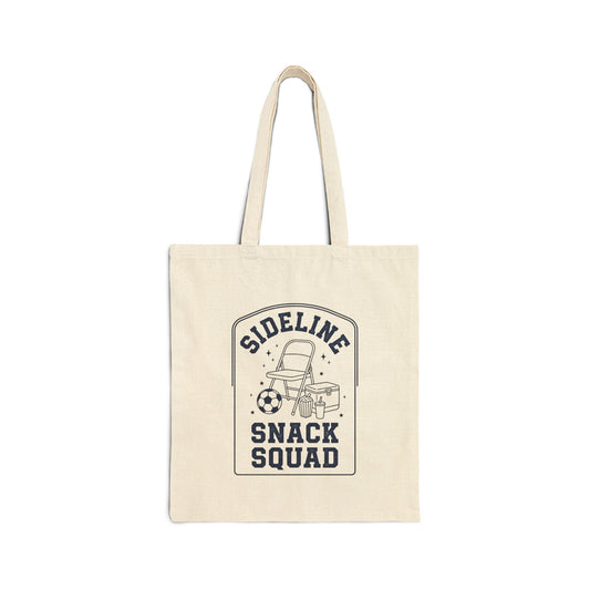 Sideline Snack Squad Tote | Soccer Club, Retro Sports Lettering