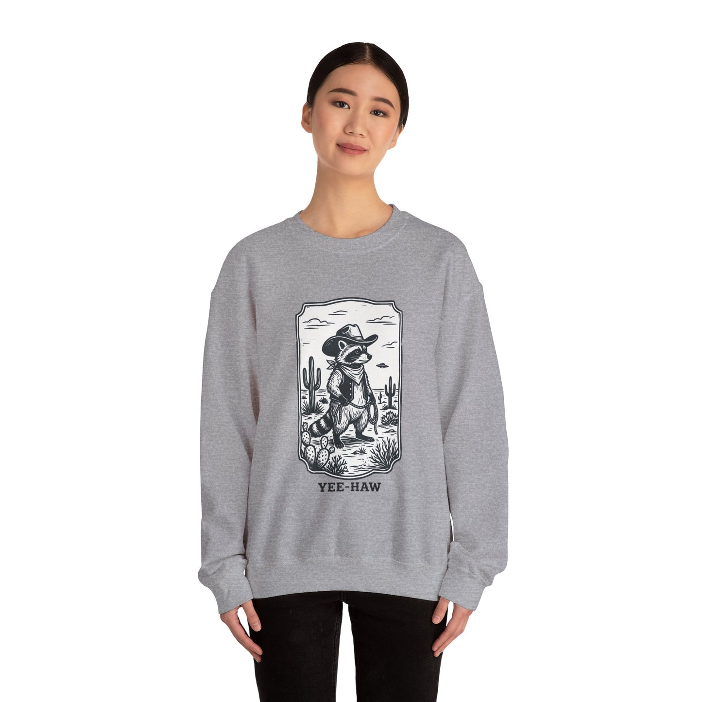 Alien Cowboy Yee-Haw Sweatshirt | Retro UFO Desert Sci‑Fi