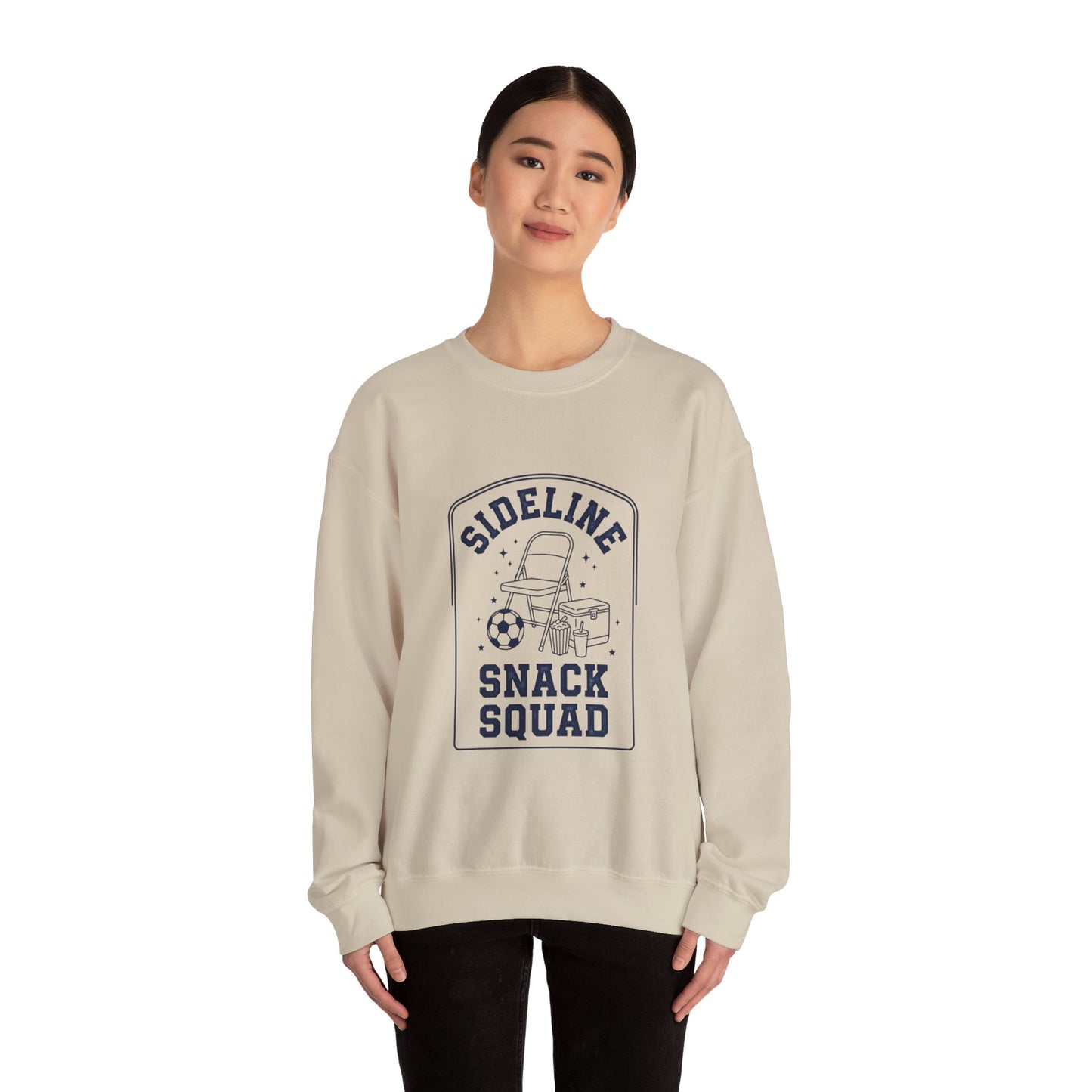 Sideline Snack Squad Sweatshirt | Soccer Club Retro Sports Mom Fan
