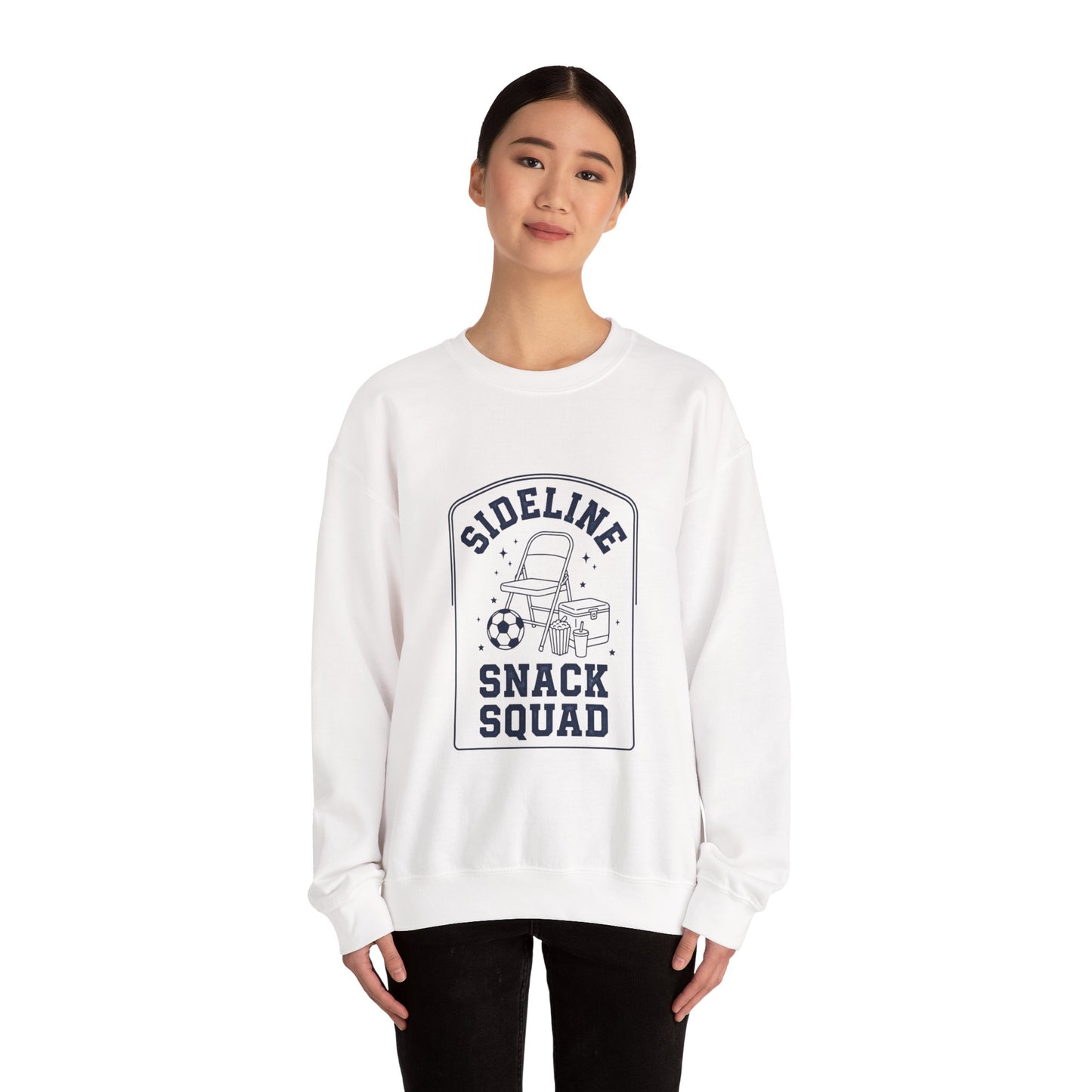 Sideline Snack Squad Sweatshirt | Soccer Club Retro Sports Mom Fan