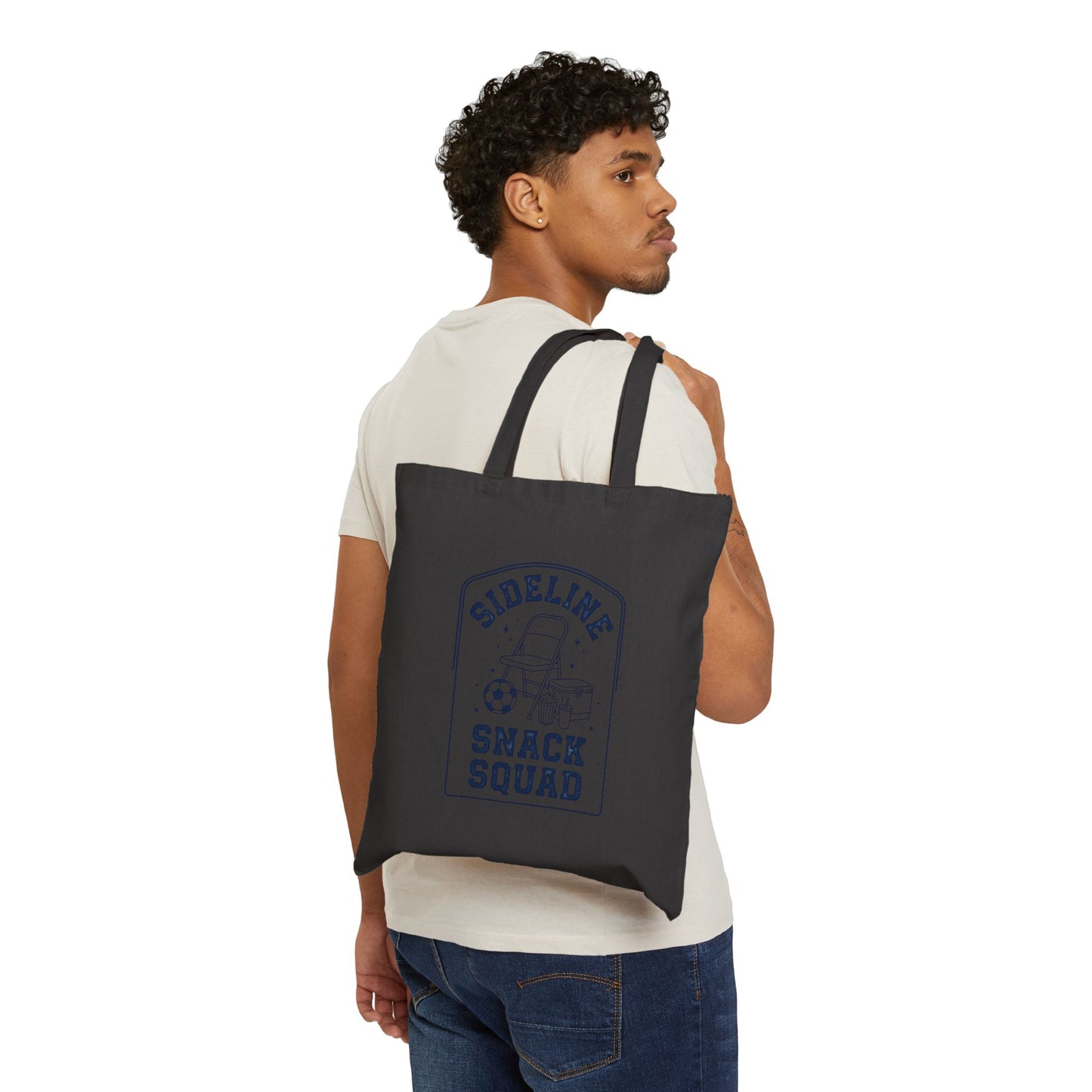 Sideline Snack Squad Tote | Soccer Club, Retro Sports Lettering