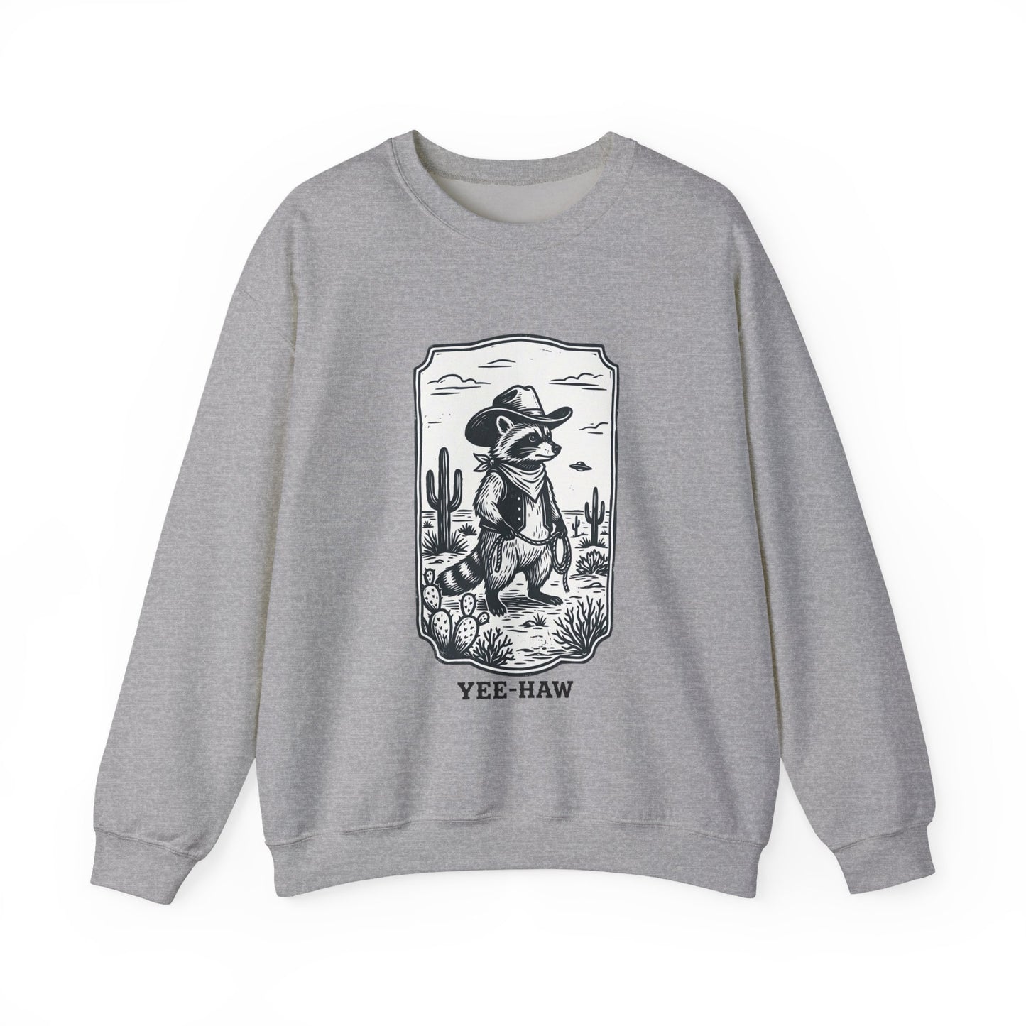Alien Cowboy Yee-Haw Sweatshirt | Retro UFO Desert Sci‑Fi