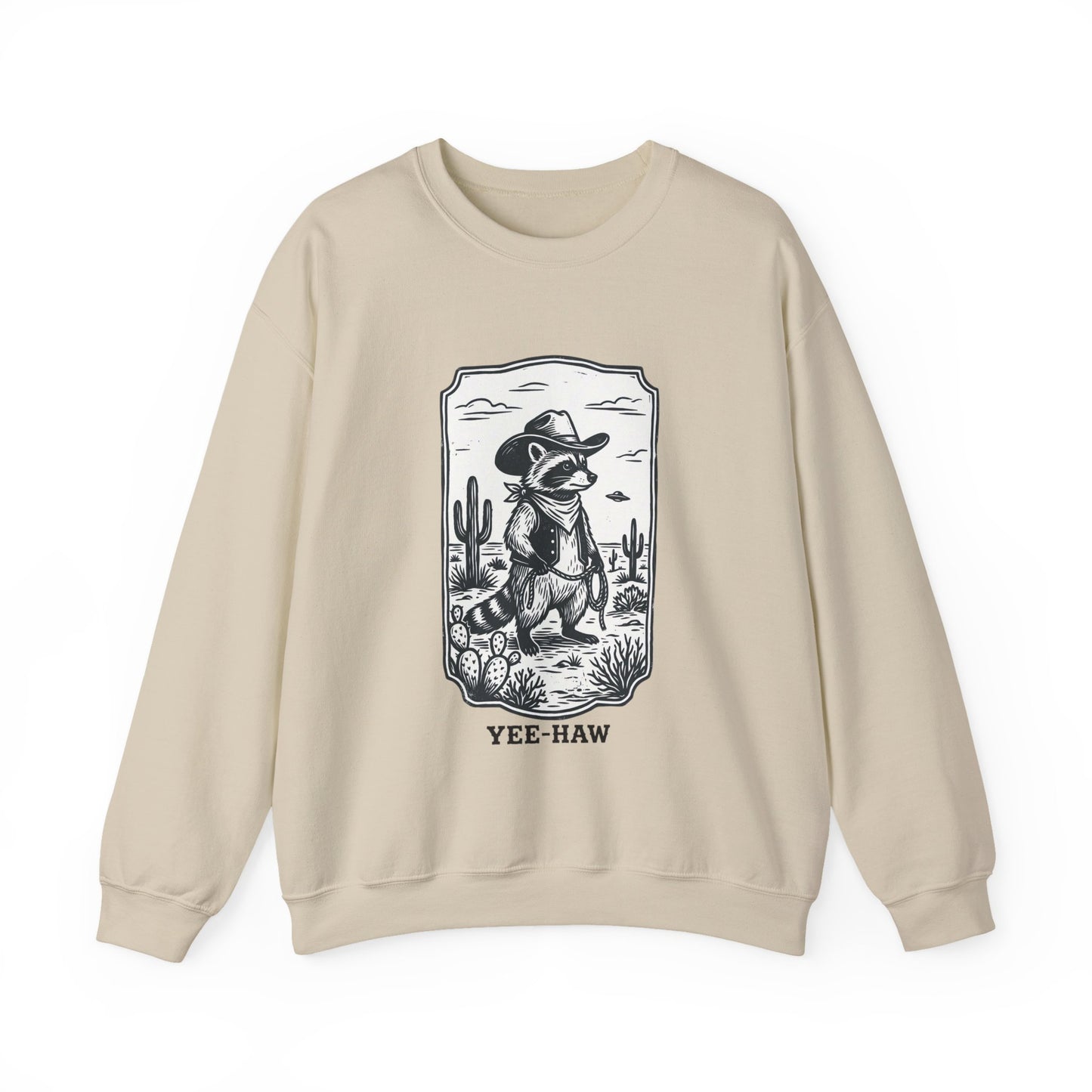 Alien Cowboy Yee-Haw Sweatshirt | Retro UFO Desert Sci‑Fi
